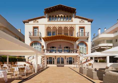 Façana principal Hotel Casa Vilella Sitges